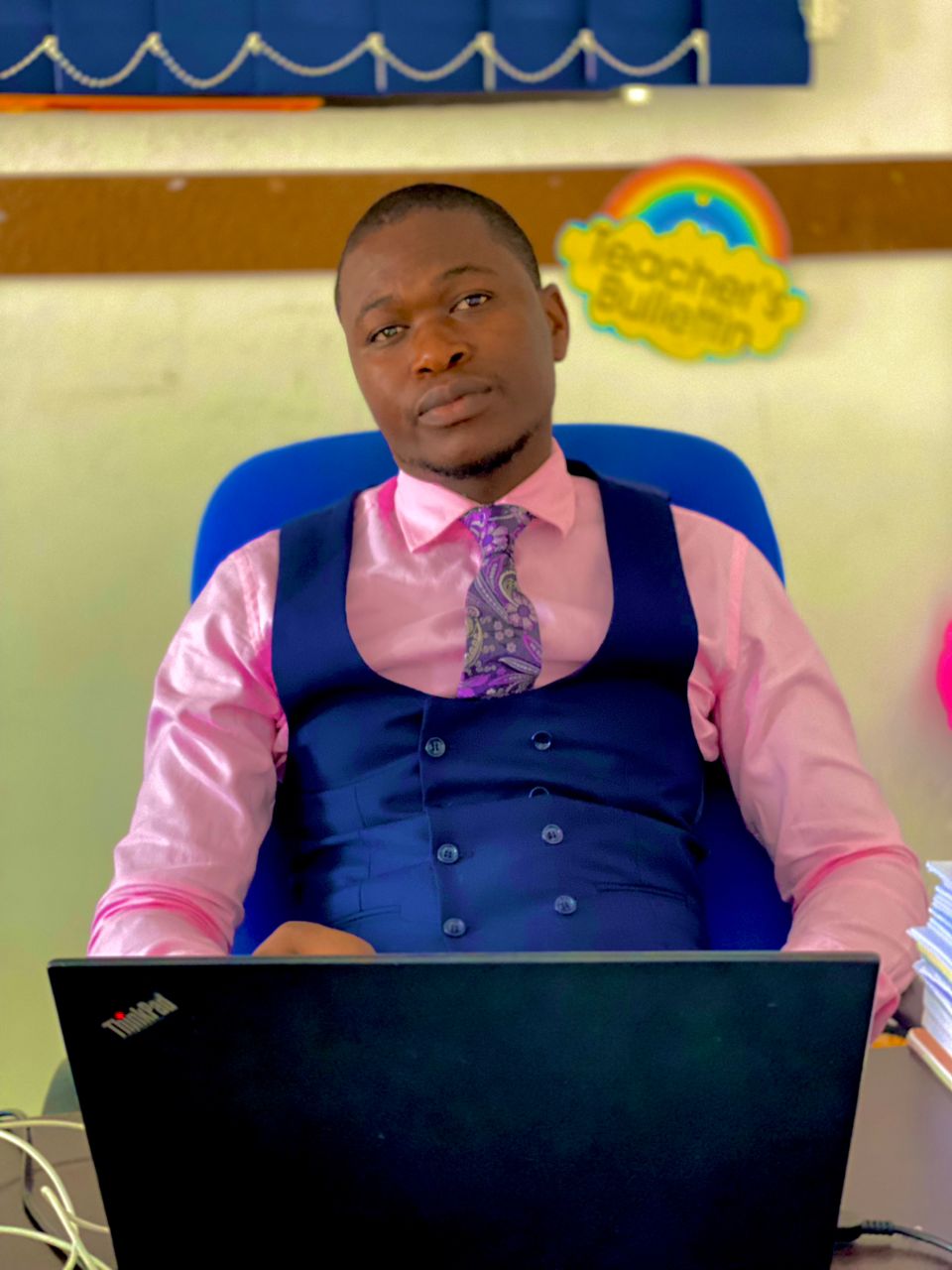 In the classroom 