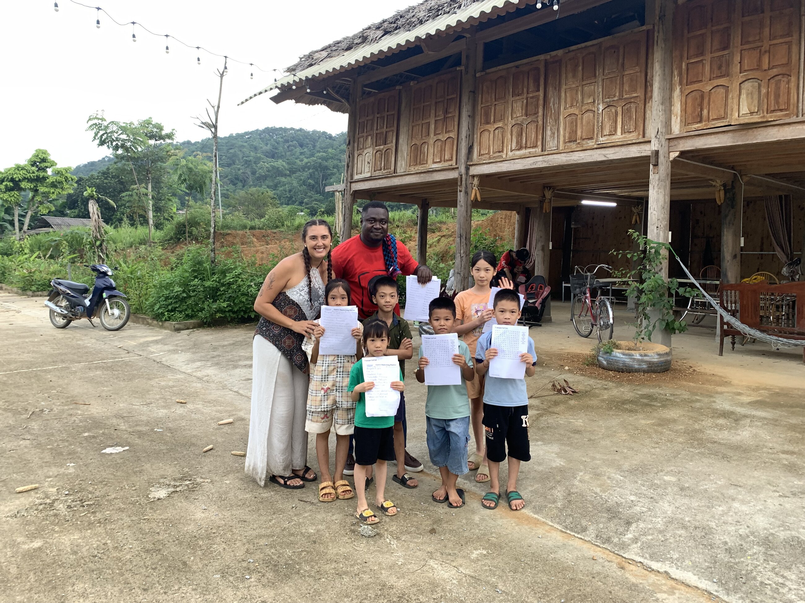 My primary school kids in Phan Quan, a northern village of Vietnam 