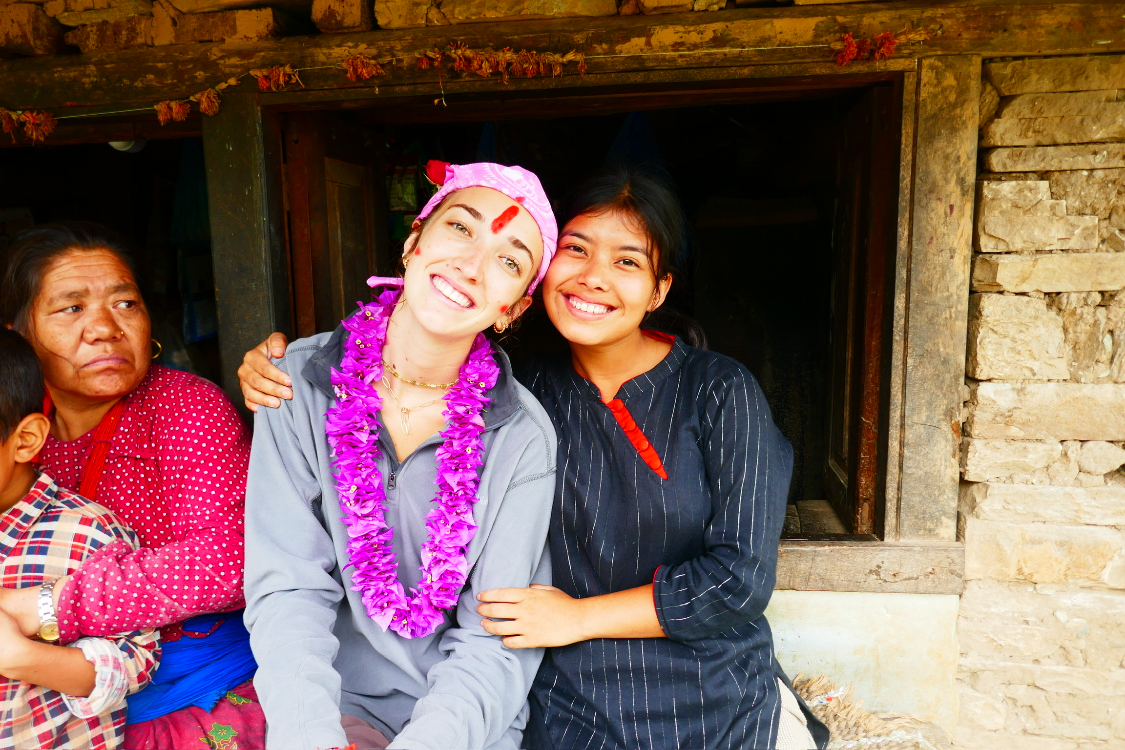 Me and my homestay sister 