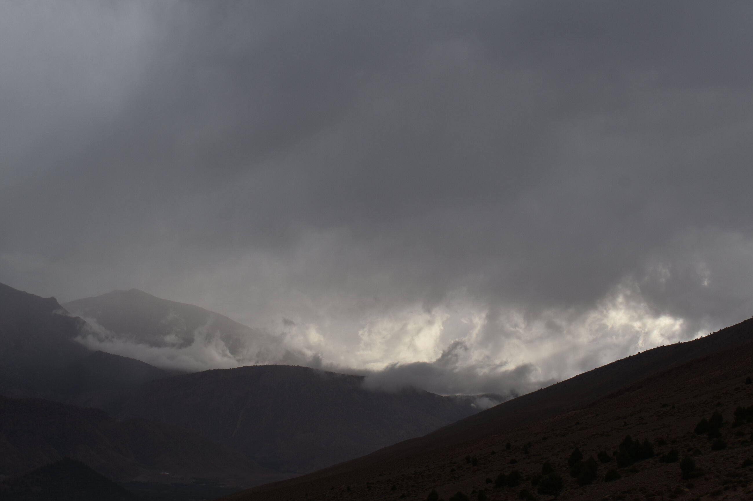 High Atlas Mountains in Morocco 