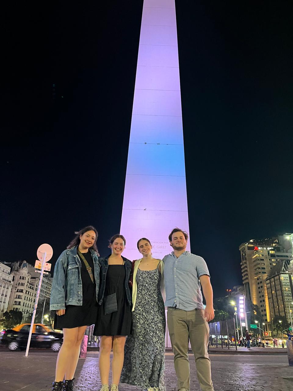 My roommates and I on one of our final evenings out 