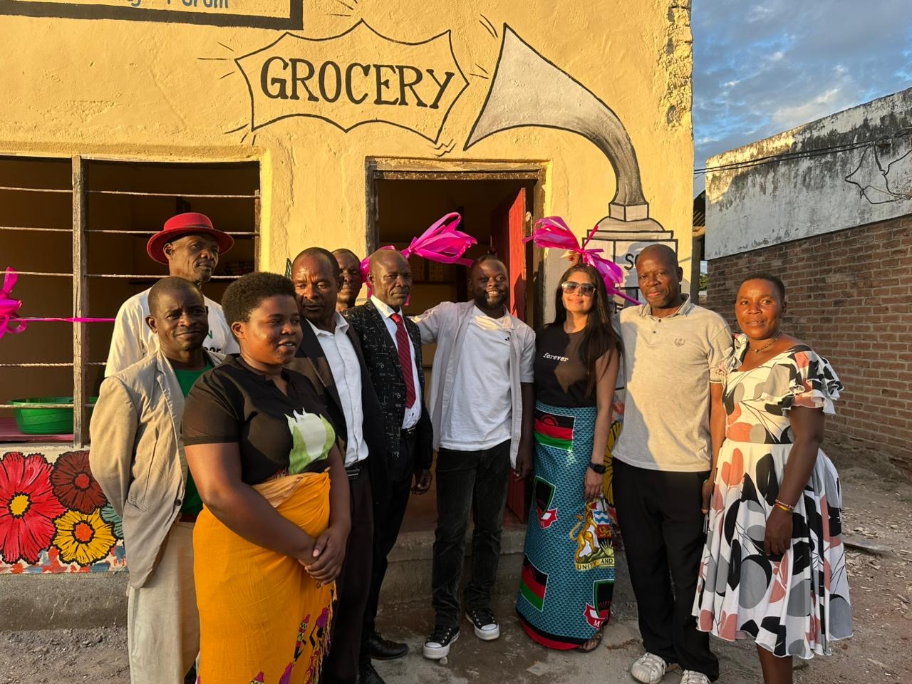 with HYCF during the hand over to the community 
