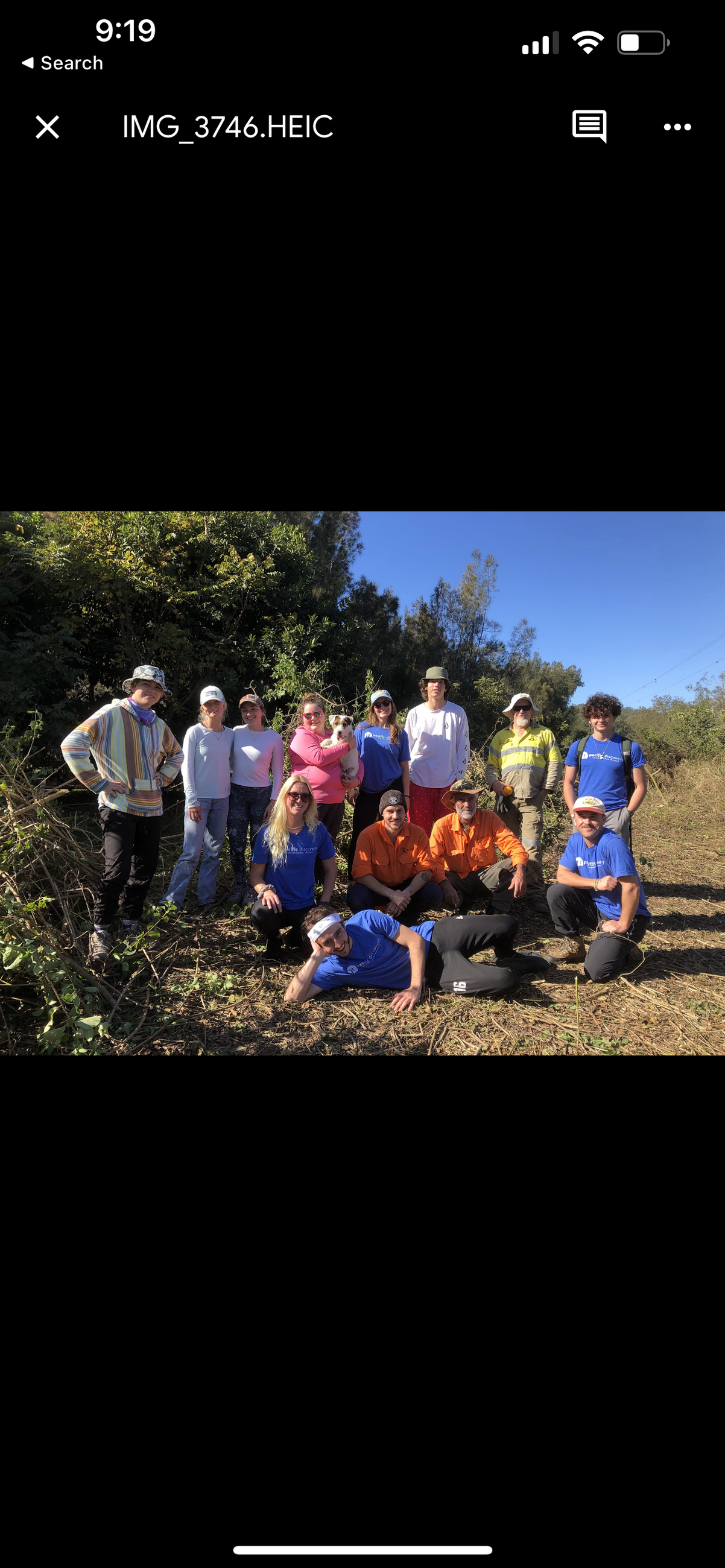 Invasive species removal day
