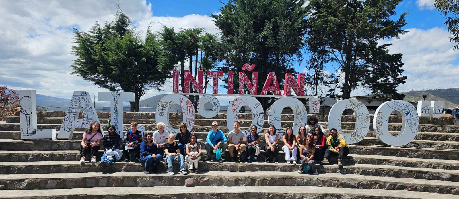 This photo is when we went to the center of the world museum