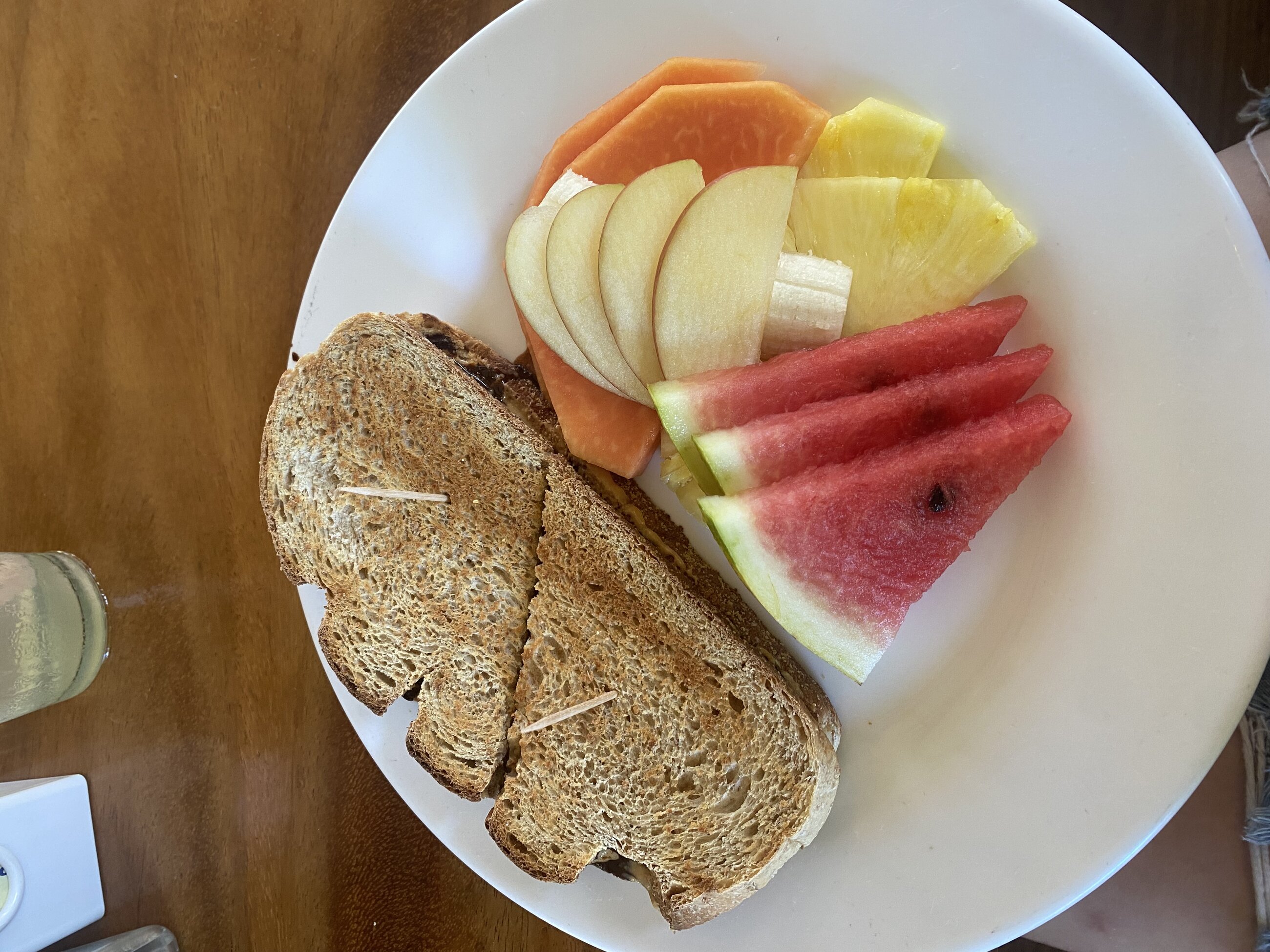 house-made sandwich in Puerto Viejo