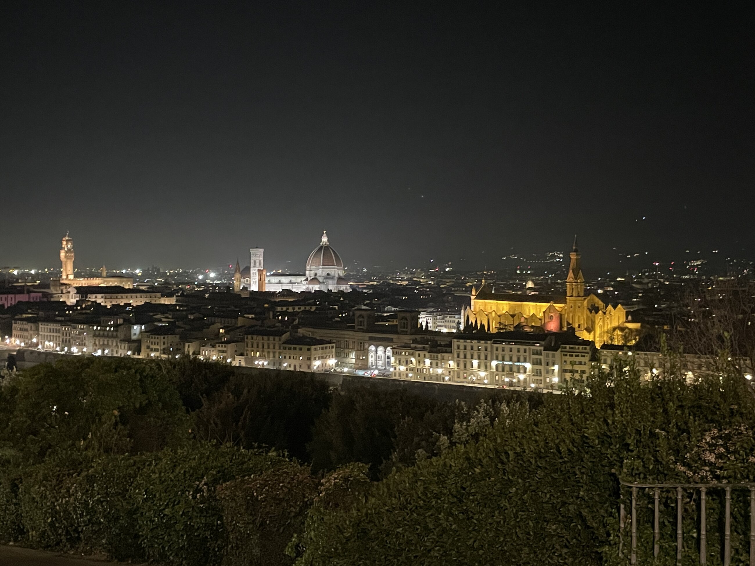 Taken from Piazzale Michelangelo at night