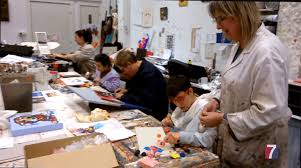 working in art therapy