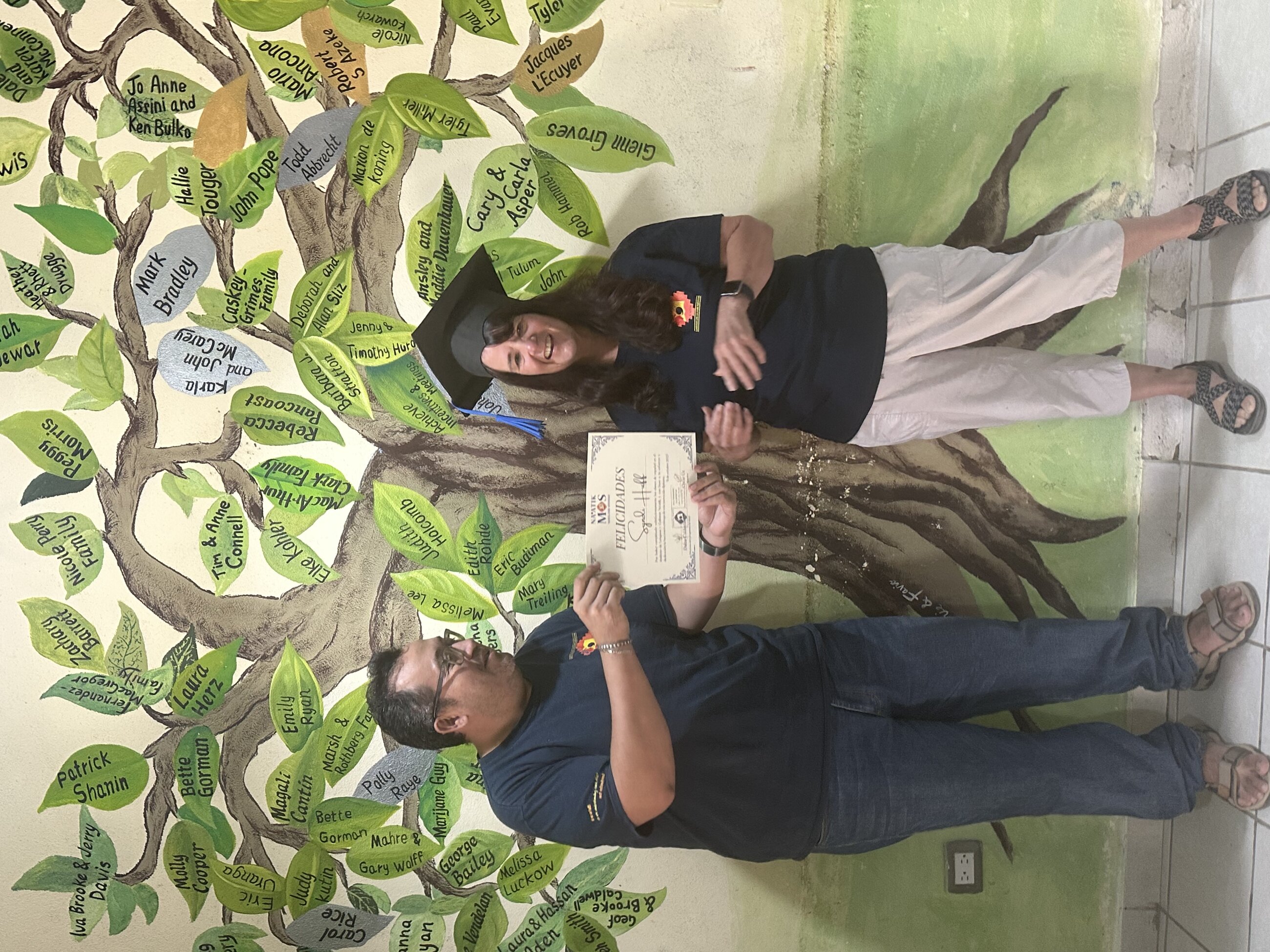 Graduation con instructor, Oscar