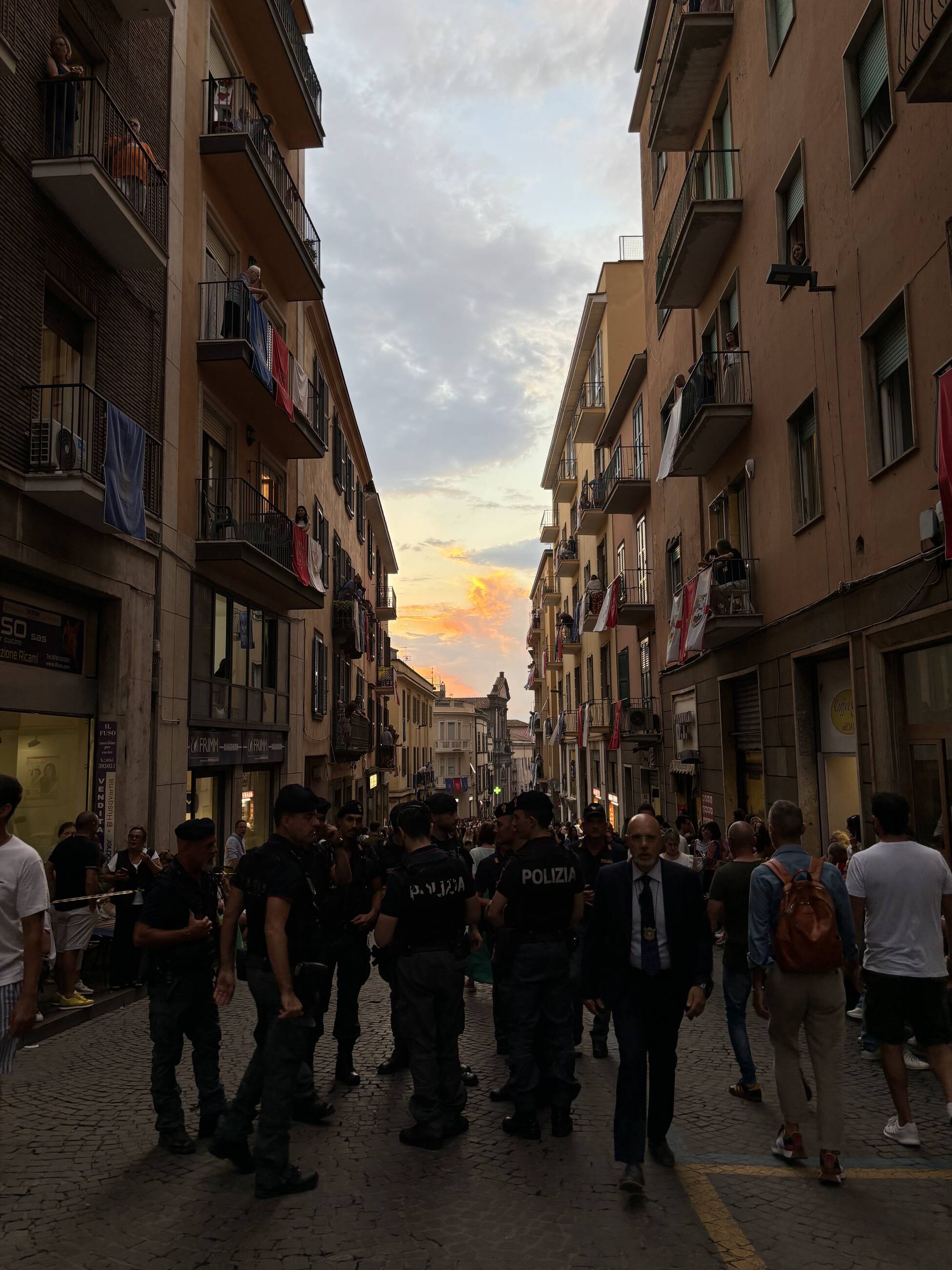 City During the Macchina di Santa Rosa Festival