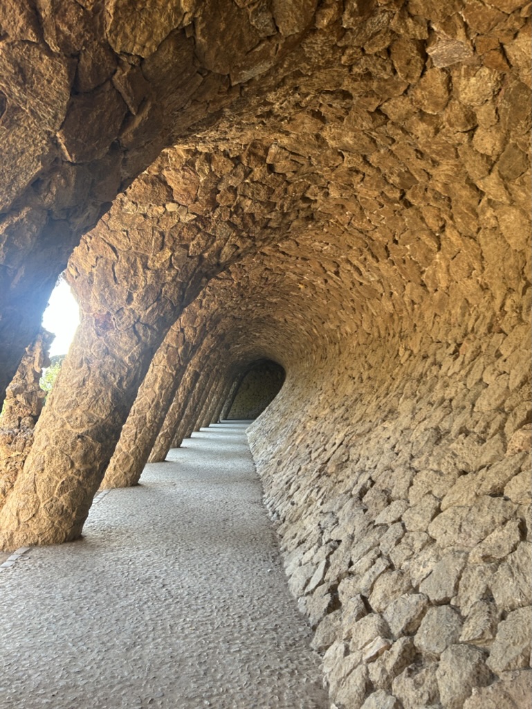 Park Guell in Barcelona. 