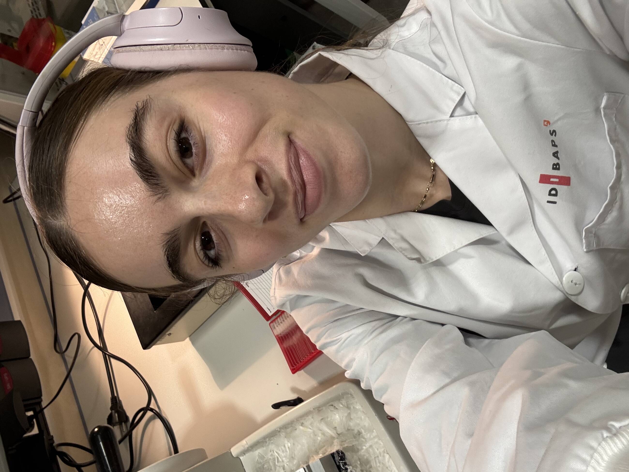 In my research lab!