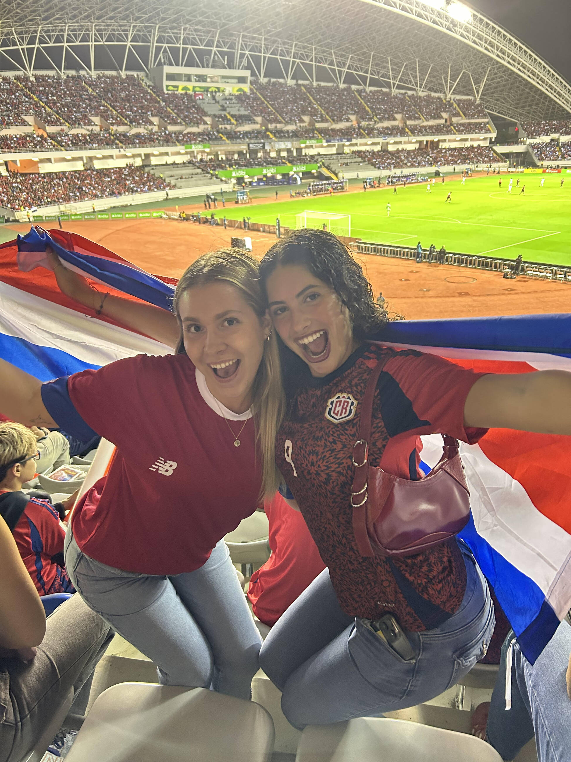 Soccer game at the national stadium against Nicaragua!
