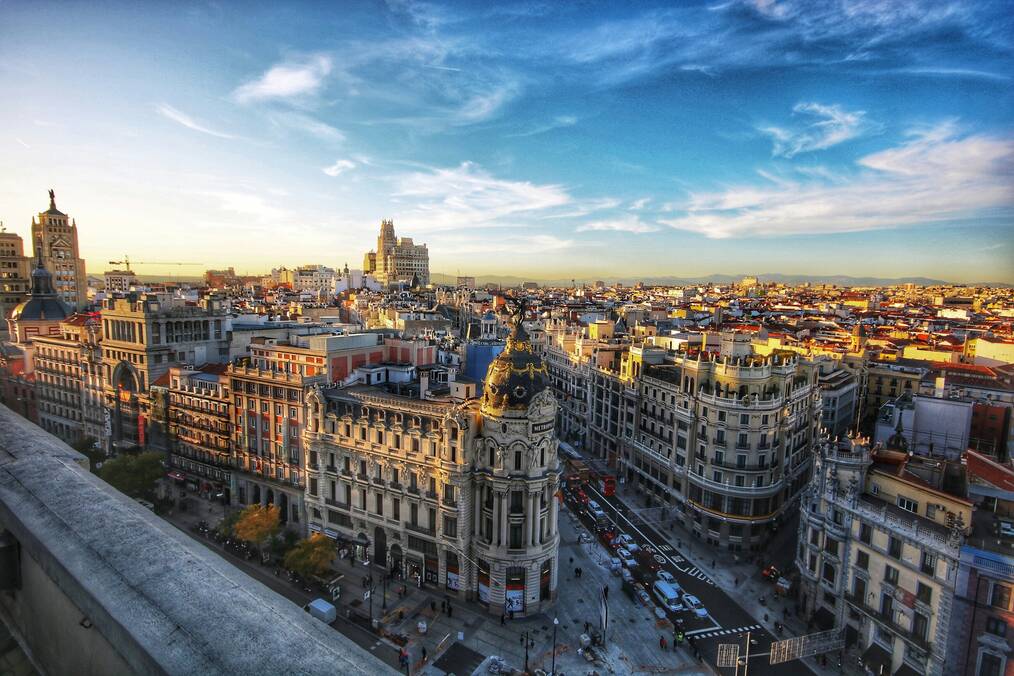 Streets of Madrid, Spain