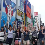 CET students in Dotonbori