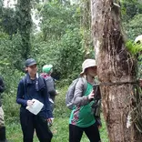 Students conducting research in Costa Rica