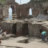 Historical site and ruins in Romania