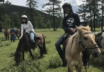 Horse trek in Mongolia 