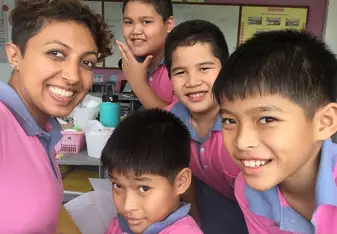 Selfies with my students