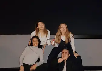 Myself and three other ABI interns.