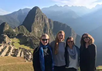 Nous avons pu découvrir le Machu Picchu entres amies 