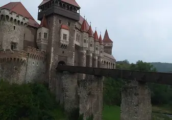 Picture of Corvin Castle where Vlad Dracula was held captive for a stint of time. Truly beautiful from all angles inside and out