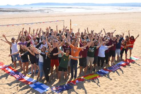 Swansea University International Visiting & Exchange Students Farewell Beach Party