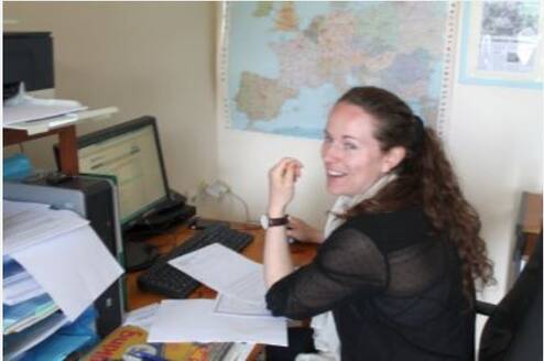 A canadian intern at La Giraudiere