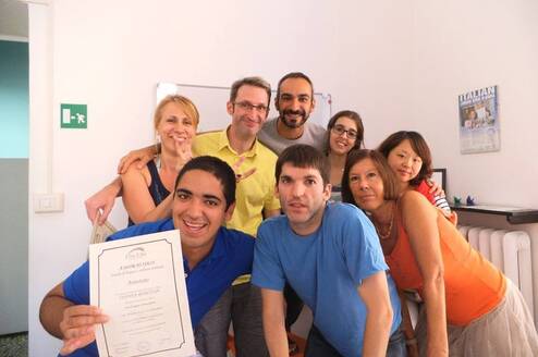 Course completed. Happy faces