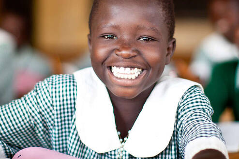 African Student Smiling