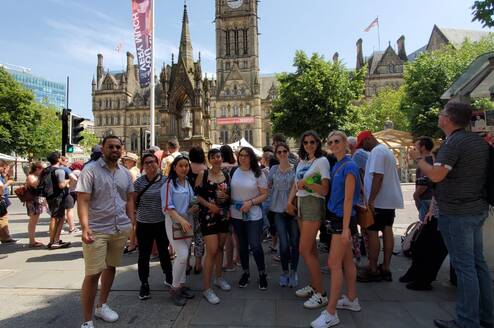 CRCC Asia Interns  in  Manchester at the University