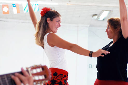 Flamenco dance class