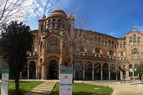 View of UAB Sant Pau campus building