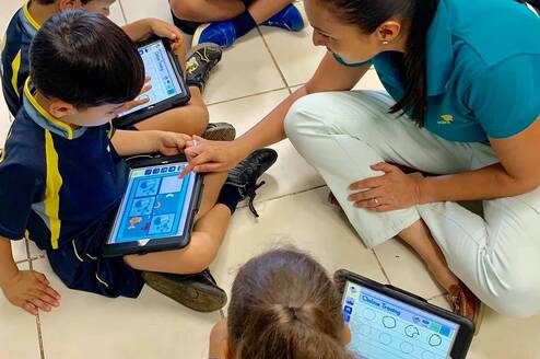 Grade school students 4