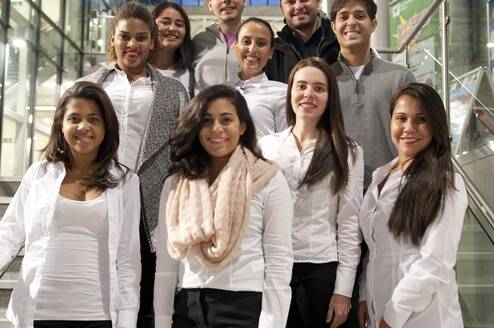 Brazilian students in the City Campus