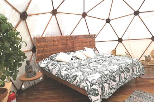 Our domes guest houses at AguaMar