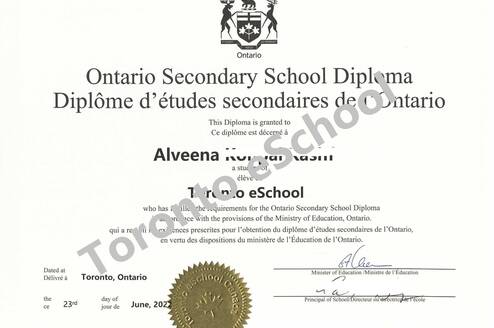 Ontario Secondary School Diploma - OSSD