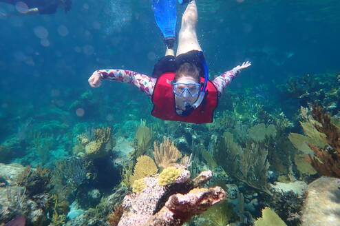 snorkeling on Andros Island