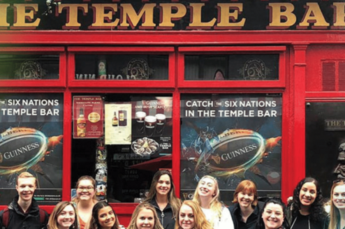 The Intern Group interns on program in Dublin, Ireland.