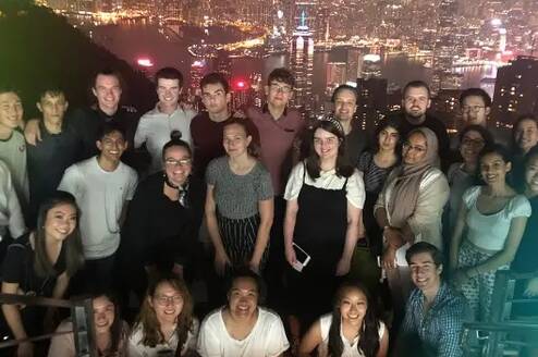 Interns from The Intern Group on location in Hong Kong