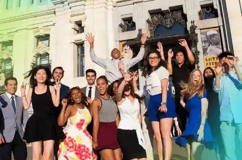 International interns from The Intern Group on program in Madrid, Spain.