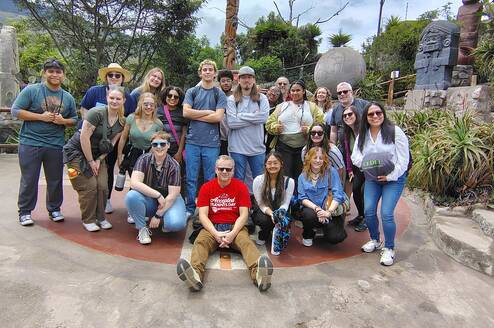International Students in the Middle of the World 