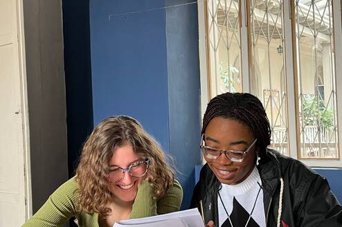 Students in the classroom