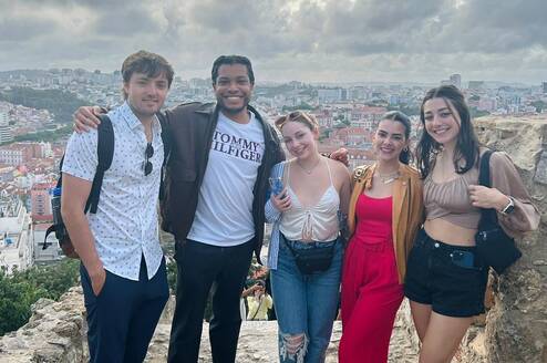 AIFS Abroad interns in Lisbon, Portugal