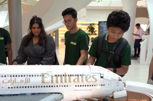 Students get to explore cutting-edge innovations in aviation, gaining insights into the future of customer experience and aviation technology.