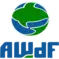 AWdF: Atlantic Whale and Dolphin Foundation Logo (blue and green image of a globe with whale outlines)