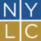 Letters N, Y, L, C in blue and gold boxes