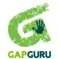Green G made up of handprints with the name GapGuru below