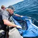 Riley Elliott working with Oceans Research
