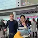 Kerry Chen at the airport 