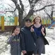 Erin with several of her students
